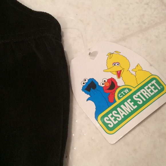 Sesame Street*HP* girls  corduroy bib pant Size 3T - Picture 5 of 8